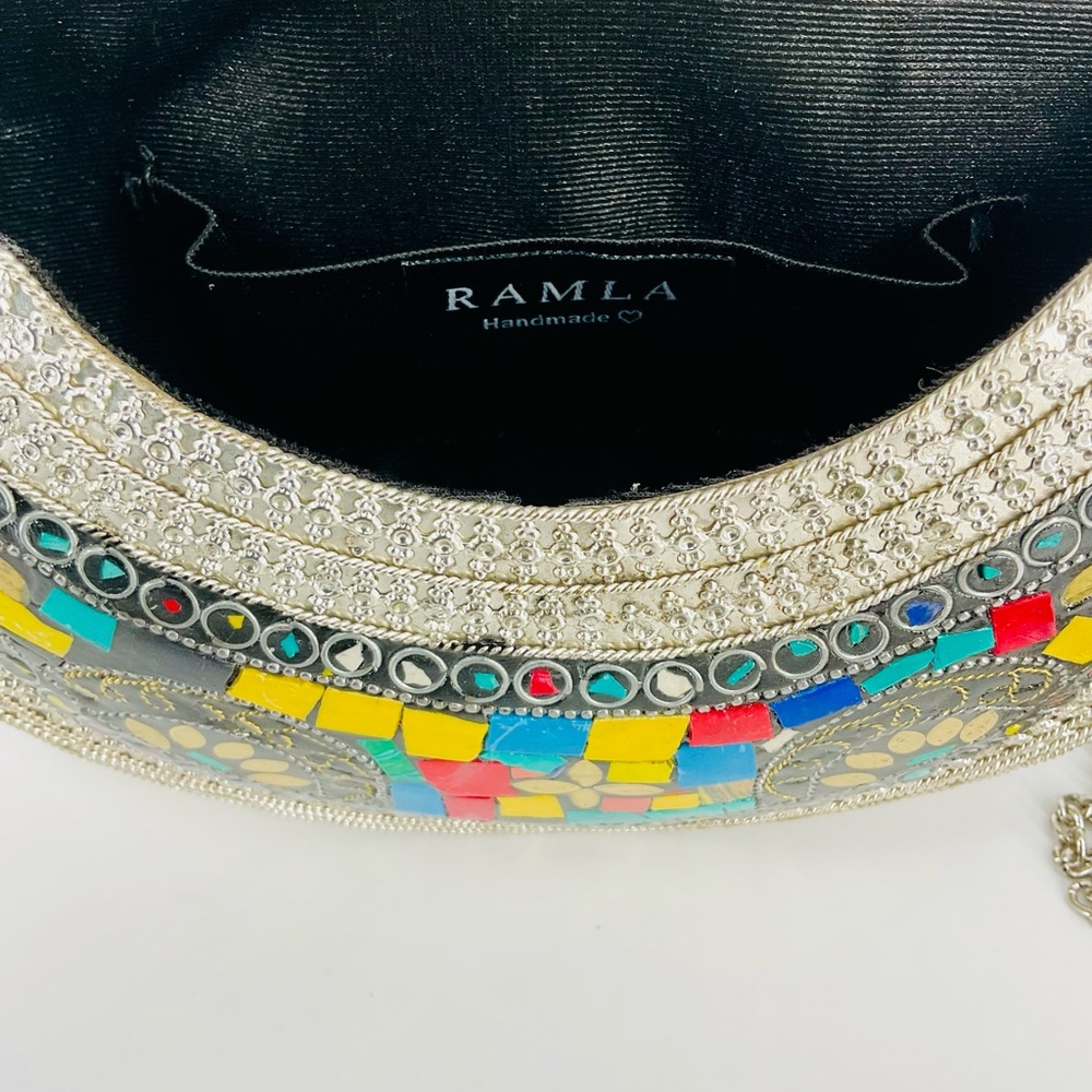 RAMLA Colorful Mosaic Clutch/Crossbody Bag - Picture 3 of 3